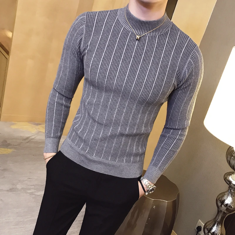 Mens Fashion Jumpers - Baru Musim Gugur Musim Dingin Kerah