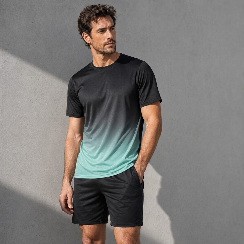 Men'S Fashion 2025 - Set Pakaian Olahraga Pria Cepat Kering