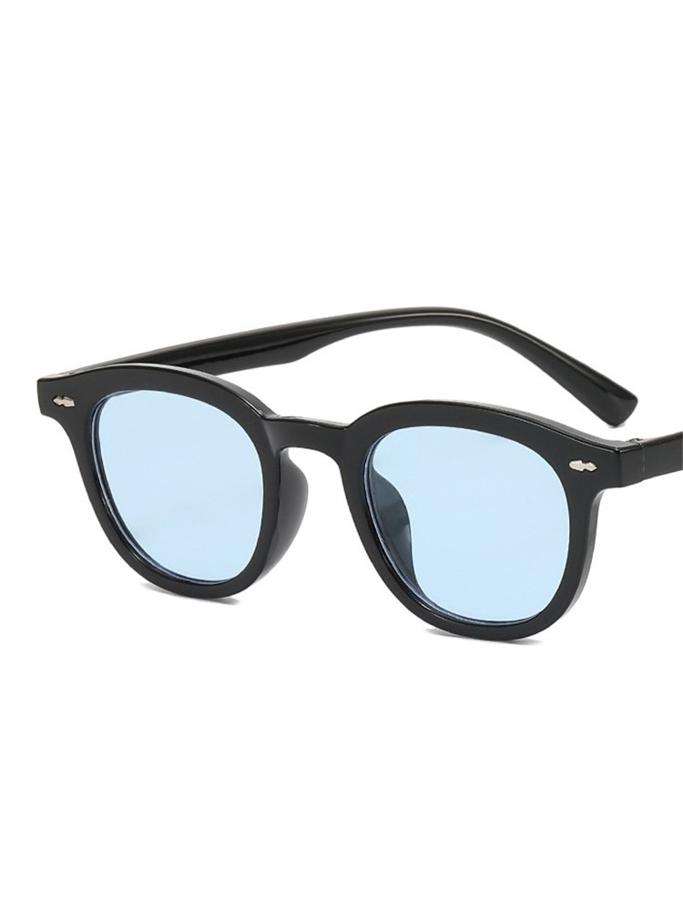 Men'S Fashion Old Money - Kacamata Hitam Bulat Kecil Baru untuk