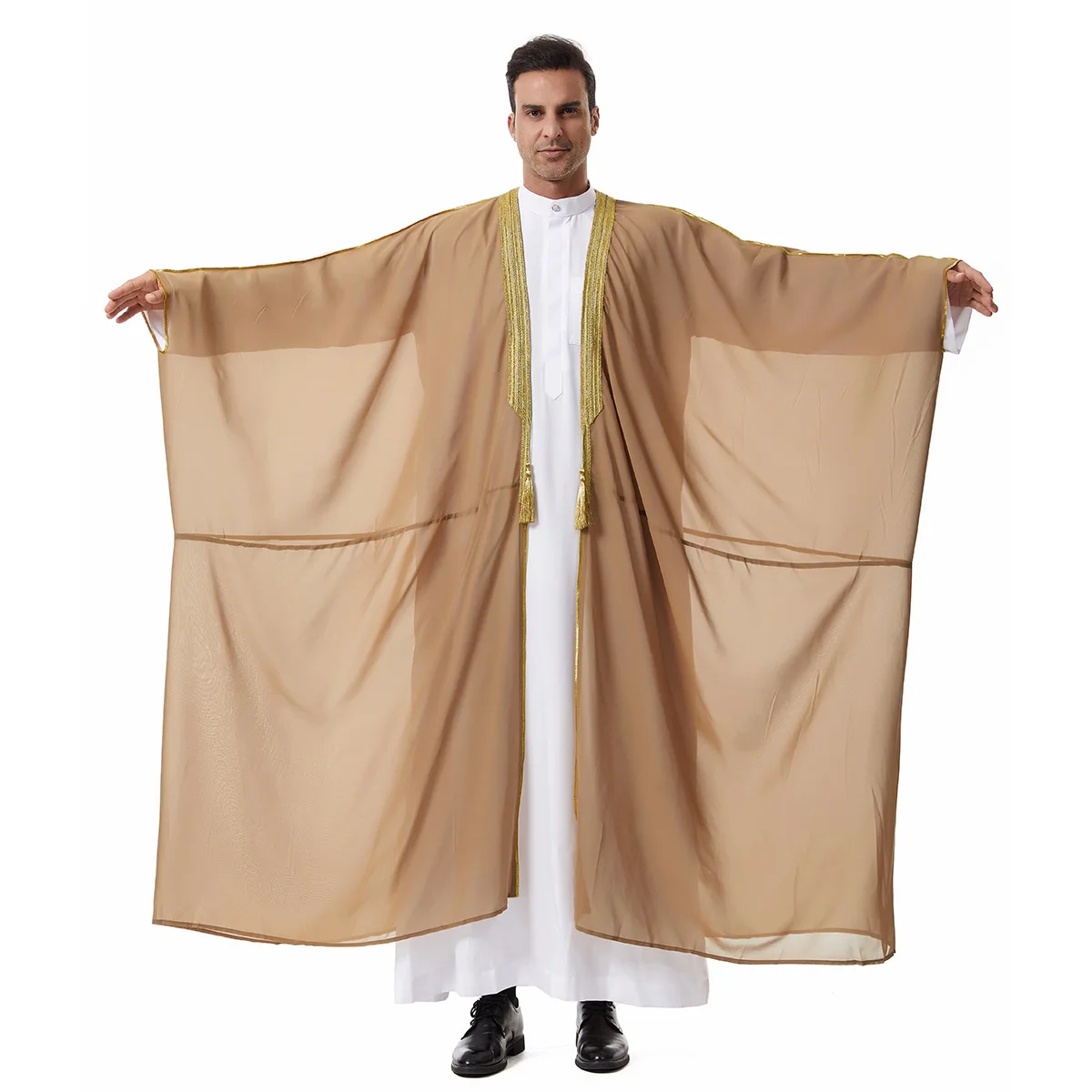 Dubai Men'S Fashion - Jubah Pria Muslim Dubai Saudi Abaya