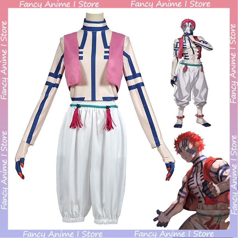 Men'S Dress Pants Fashion - Kostum Cosplay Anime Akaza Pakaian Pesta
