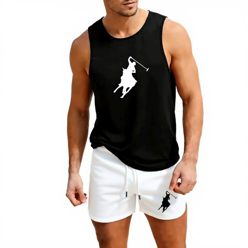 Mens Fashion Casual - Set Rompi dan Celana Pendek Musim