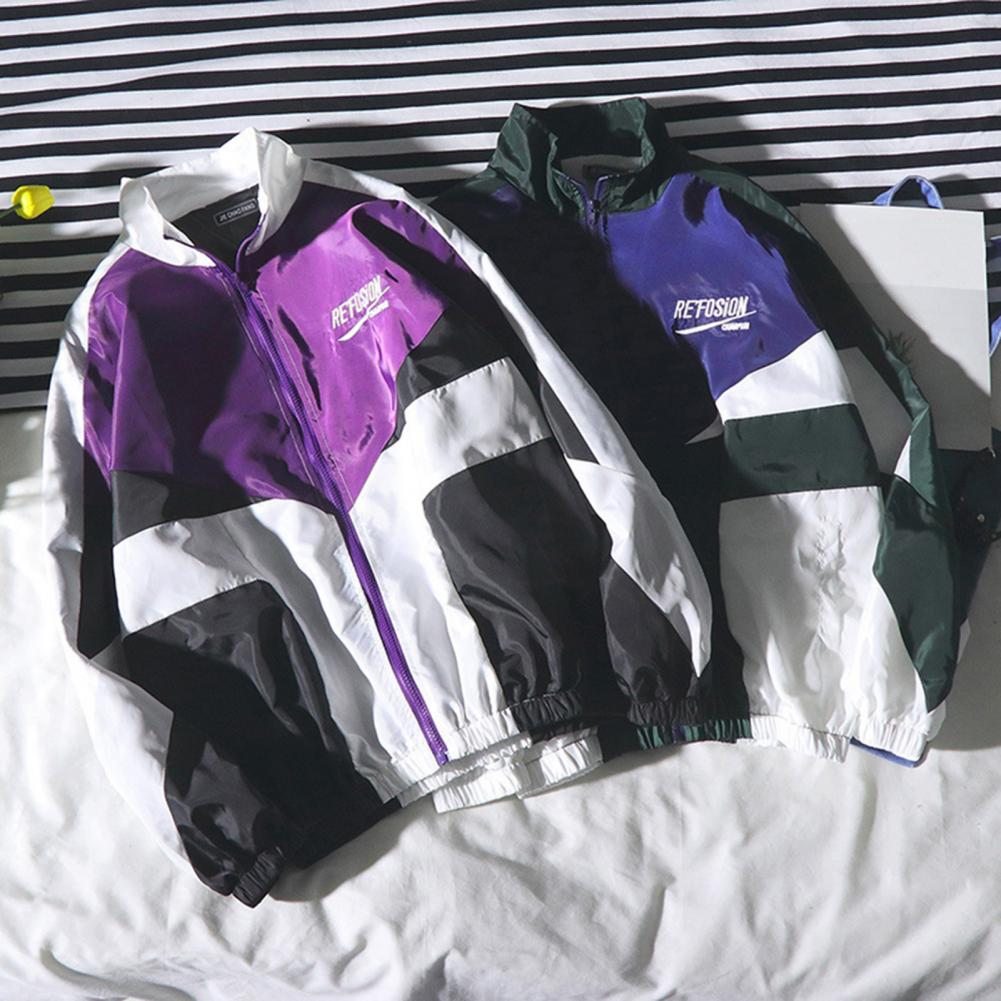 Varsity Jacket Letterman - Jaket gaya Universitas Pria jaket Bomber