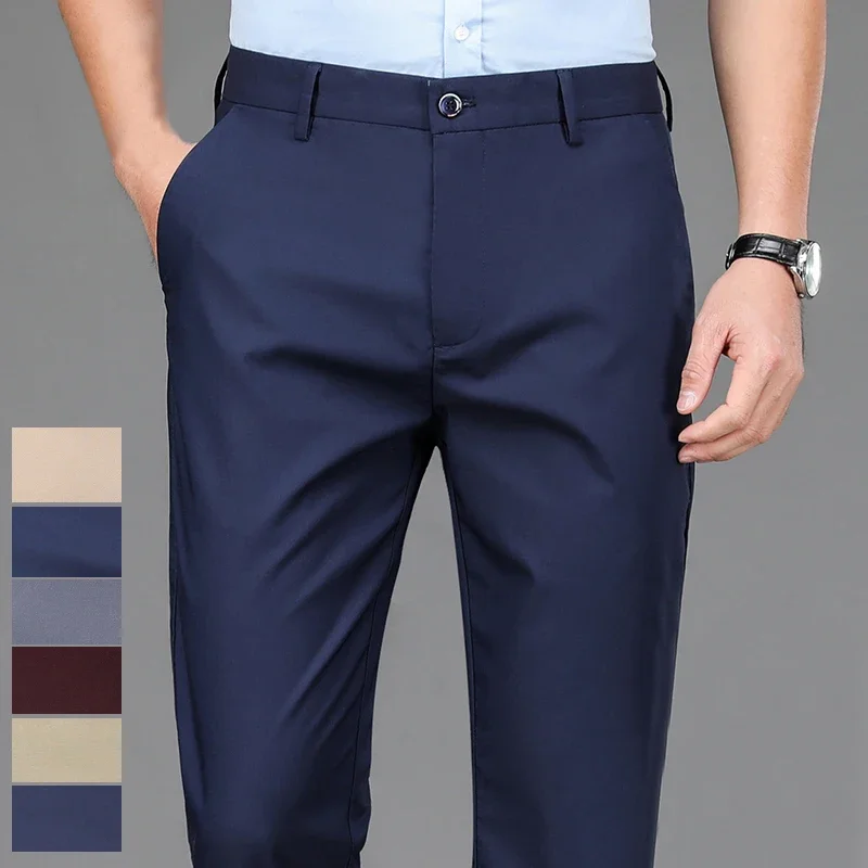 Men'S Dress Pants Fashion - Setelan baju bisnis pria, celana kasual
