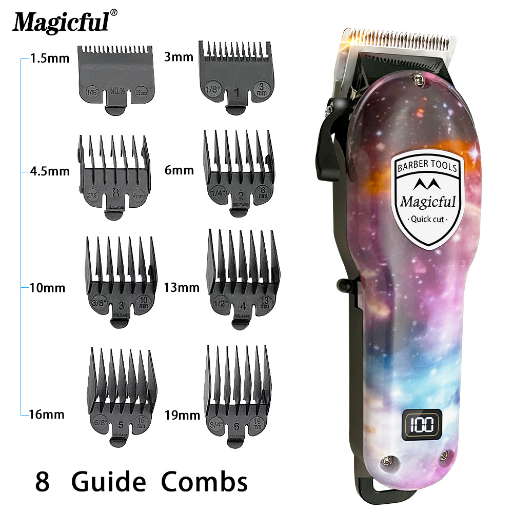 Men'S Fashion Haircuts - Magicful pemangkas rambut profesional pria, alat