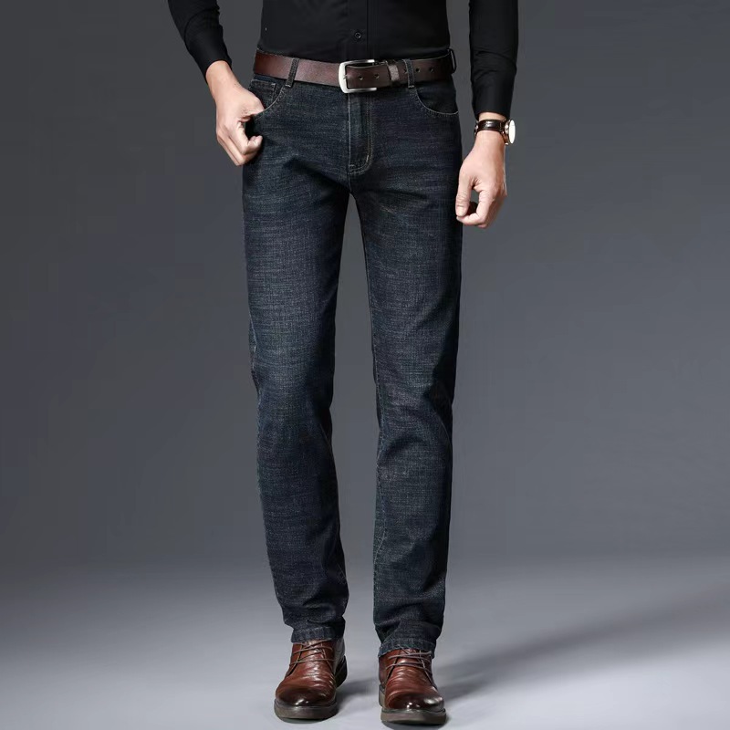 Men'S Fashion For 60 Year Old - Jeans Pria Bisnis Gaya Baru 2024
