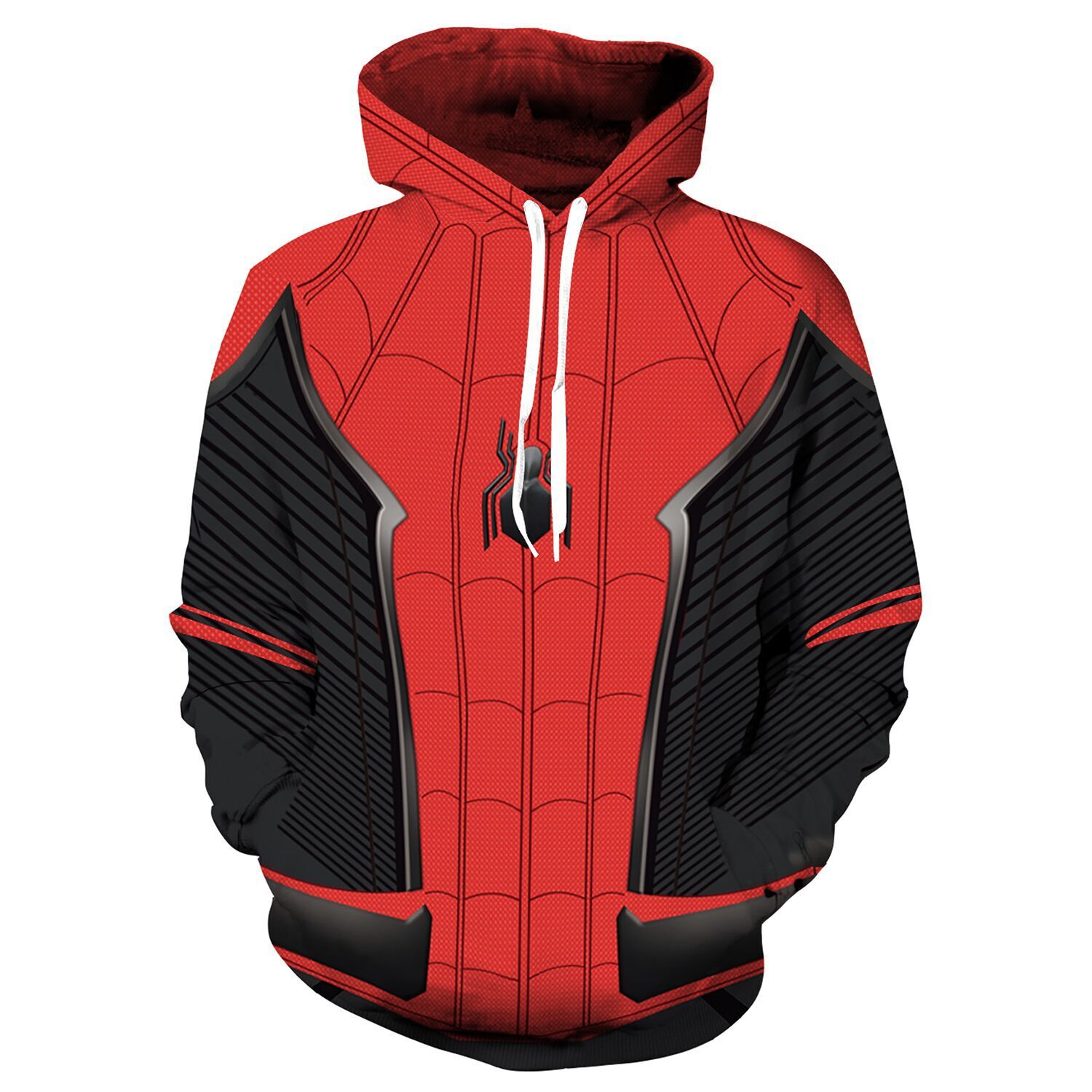Jacket Mens Fashion - Jaket Hoodie Ritsleting Cetak 3D Pahlawan