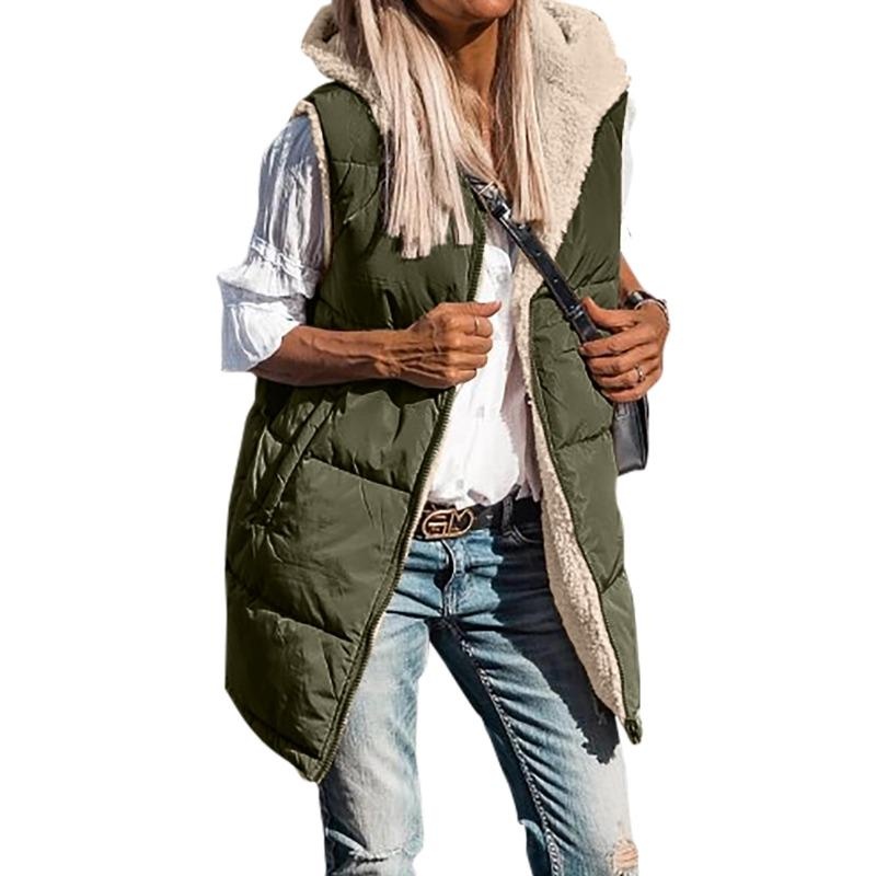 Sherpa Jacket Fleece - Kedua Sisi Dapat Menggunakan Mantel Musim