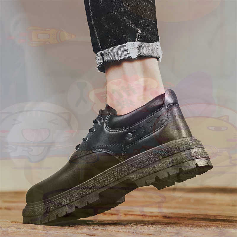 Men'S Fashion All Black Outfit - Sepatu Pria Tenis Pelatih Fashion Kulit