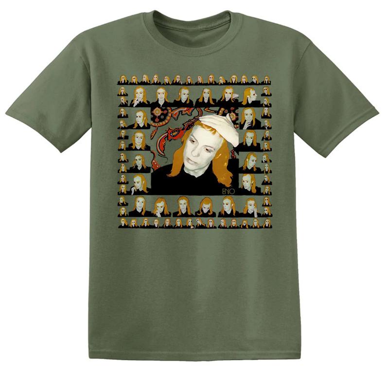 Military Shirt Men - Kaos Hijau Militer Brian Eno Taking