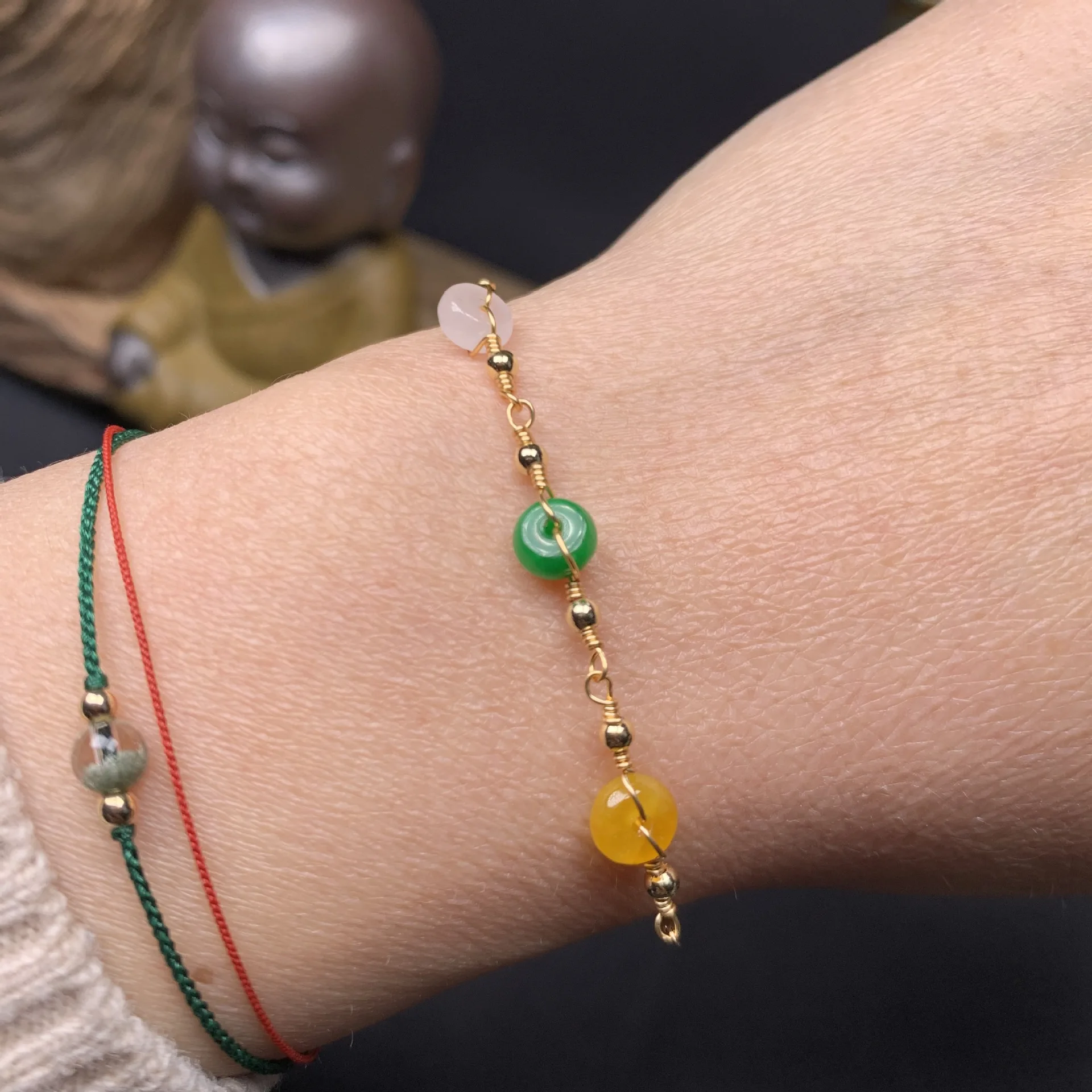 Men'S Fashion Jewelry Bracelets - Gelang Giok untuk Wanita, Pesona Zamrud,