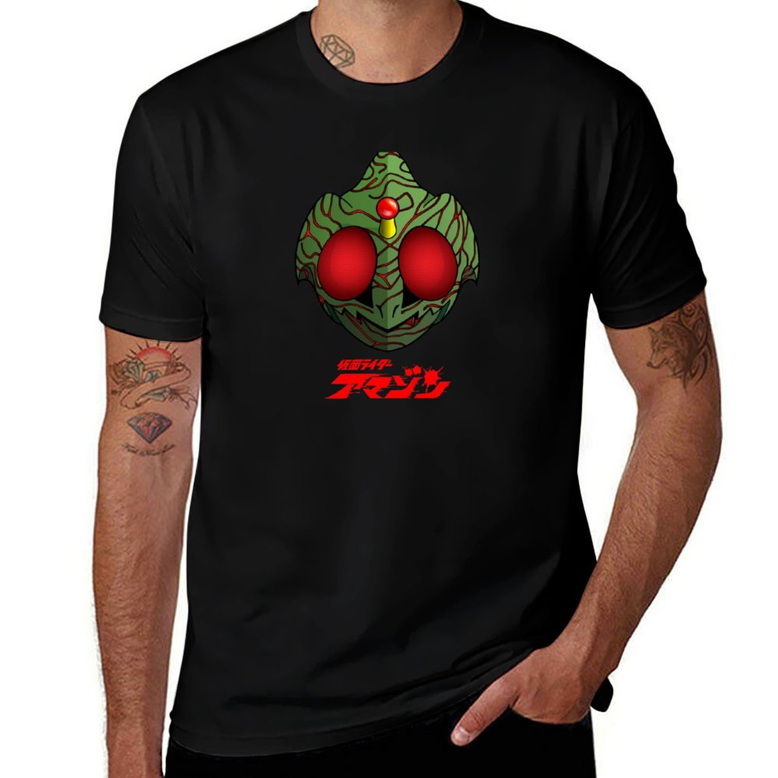 Amazon Men'S Fashion - Kaos Kamen Rider Amazon Masked Rider
