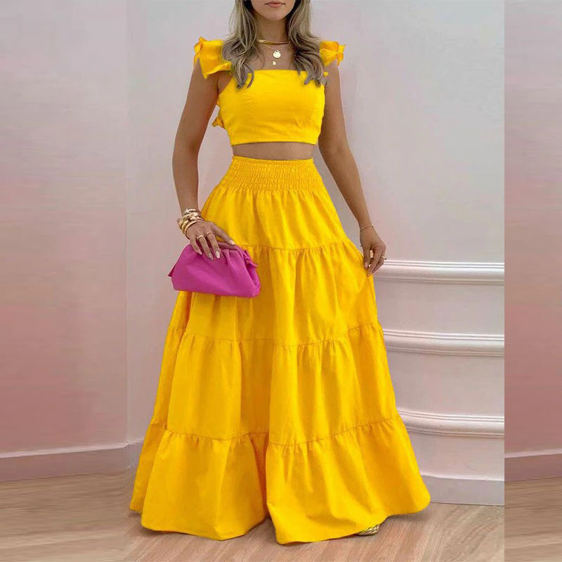 Men Fashion Elegant - Rok Tali Seksi Pinggang Tengah Sederhana