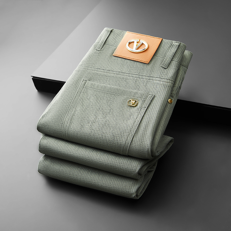 Men'S Dress Pants Fashion - Celana Pria Musim Panas Bahan Sutra