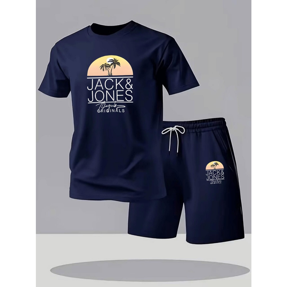 Men'S Fashion 2025 - Setelan Kaos Fitness Pria Bernapas Cepat
