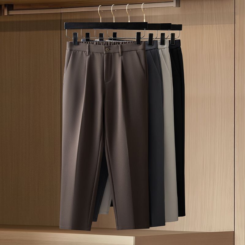 Men'S Dress Pants Fashion - Celana Jas Slim Fit Pria Musim