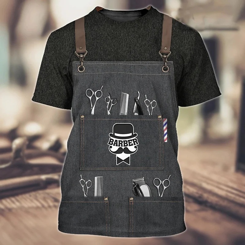 Men'S Fashion Haircuts - 1 Pcs Kaos Barber Custom Gambar
