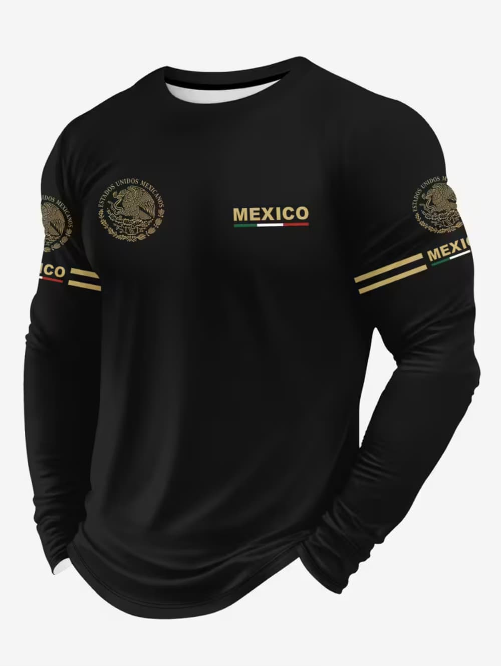Mens Fashion Mexico - Kaus Gambar Elang Meksiko untuk Pria