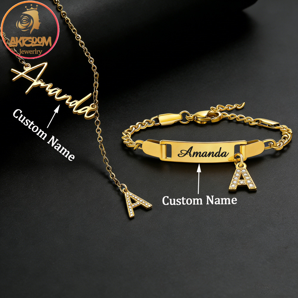 Akizoom Set Perhiasan Nama Kus - Men'S Fashion Jewelry Bracelets ulasan dan harga