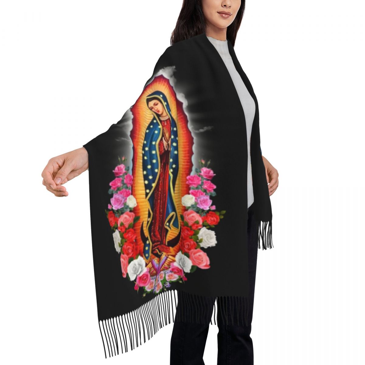 Syal perawan Mary Of Guadalupe - Mens Fashion Mexico ulasan dan harga