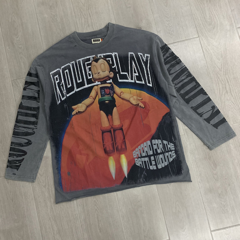 26SS Kaos Lengan Panjang Kasua - Men'S Fashion 2025 ulasan dan harga