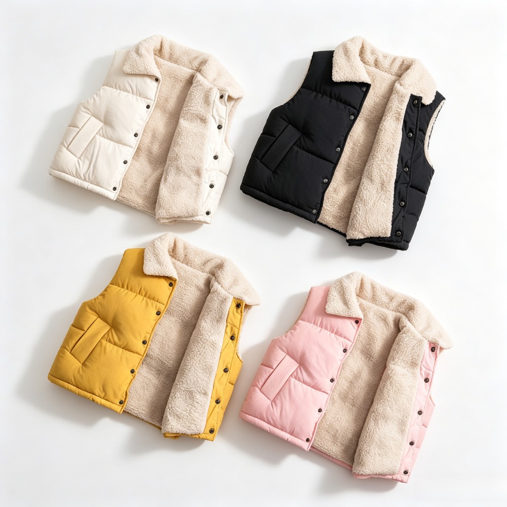 Rompi Hangat Musim Dingin Anak - Sherpa Jacket Fleece ulasan dan harga