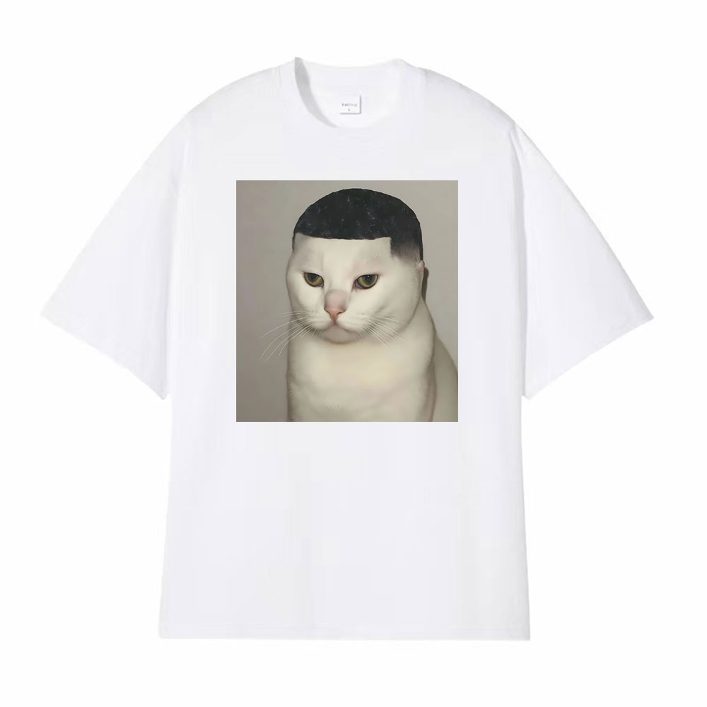 Kaus Gambar Meme Kucing Tanpa  - Men'S Fashion Haircuts ulasan dan harga