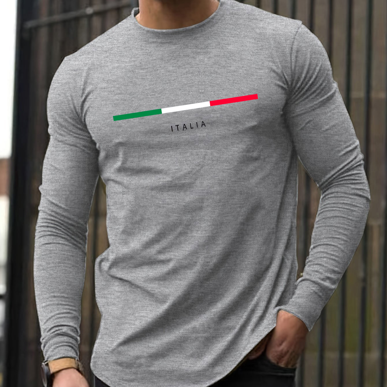 Kaos oblong pria lengan panjan - Men'S Fashion 2025 ulasan dan harga
