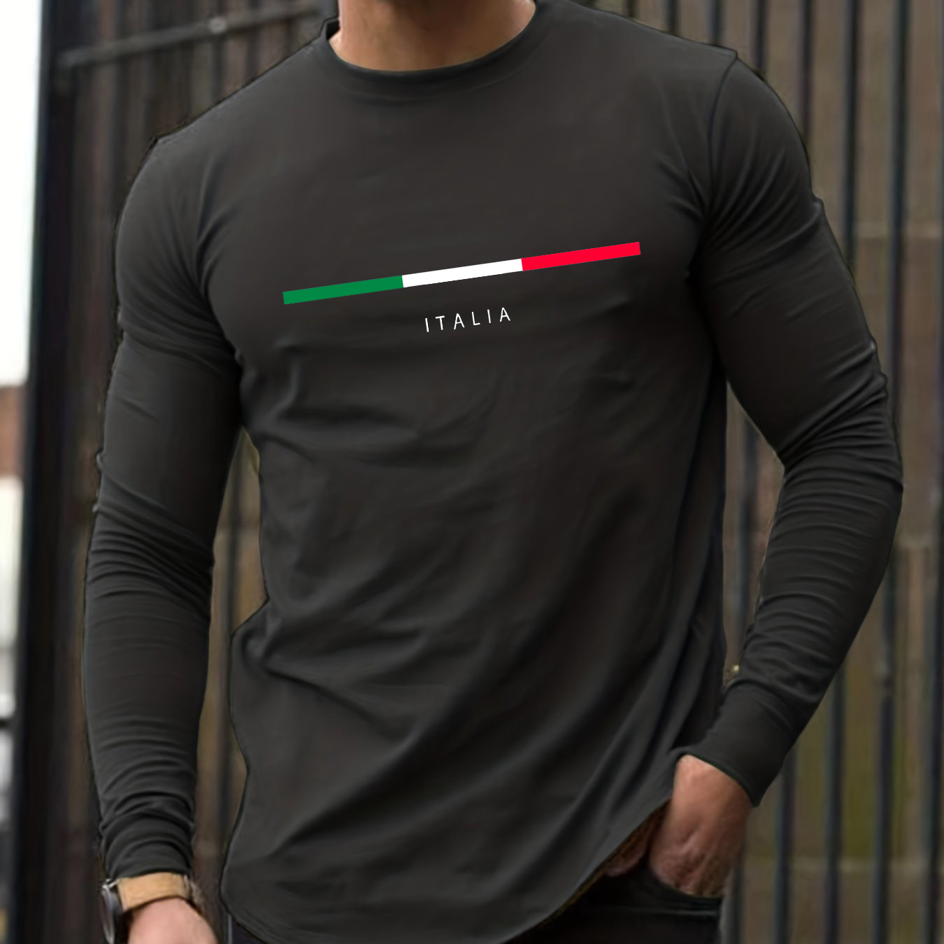 Kaos oblong pria lengan panjan - Men'S Fashion 2025 ulasan dan harga