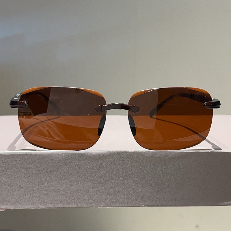 Kacamata Pilot Fashion Pria Me - Men'S Fashion Rimless Glasses ulasan dan harga