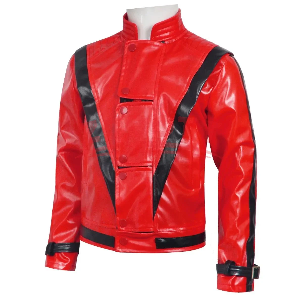 Jaket Kulit Merah Michael Jose - Men'S Fashion Leather Jacket ulasan dan harga