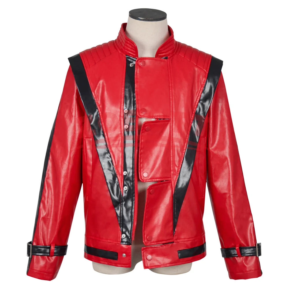 Jaket Kulit Merah Michael Jose - Men'S Fashion Leather Jacket ulasan dan harga