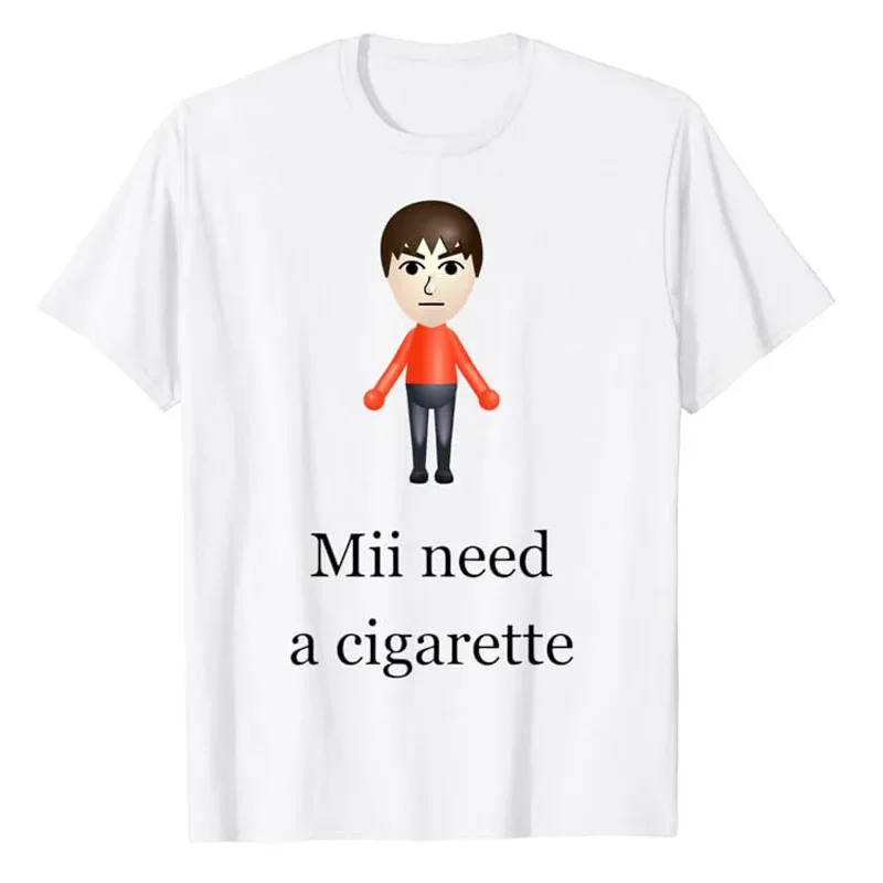Mii Membutuhkan Rokok, Kaos, B - Men'S Fashion Haircuts ulasan dan harga
