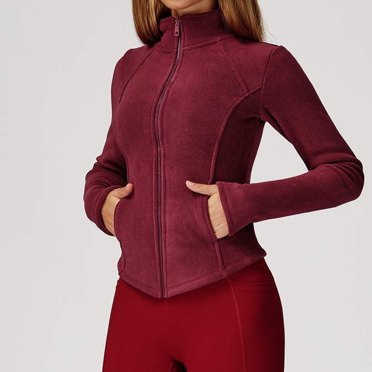 Jaket Yoga Sherpa Fleece denga - Sherpa Jacket Fleece ulasan dan harga