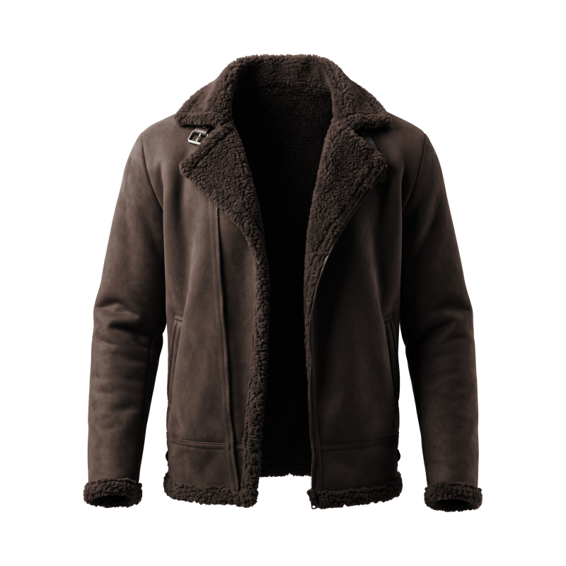 Jaket Hiking Musim Dingin Pria - Sherpa Jacket Fleece ulasan dan harga