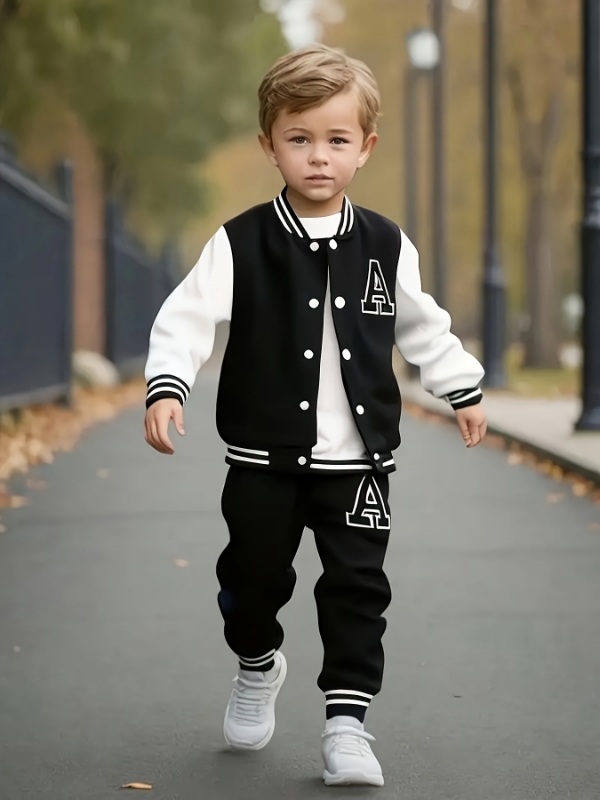 Setelan Dua Potong Jaket Varsi - Varsity Jacket Letterman ulasan dan harga