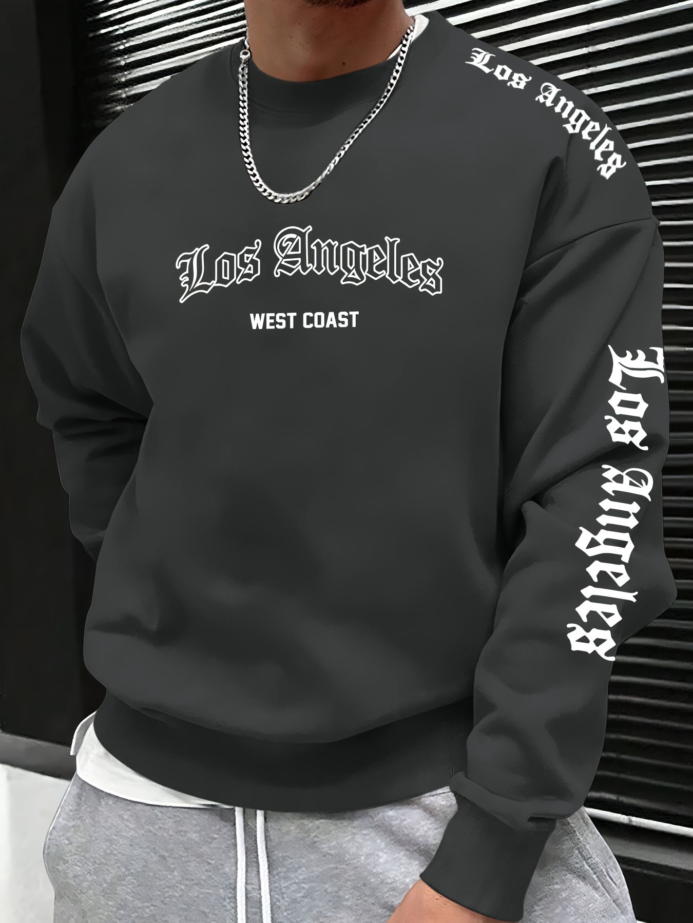 Sweatshirt Pria Leher Bulat de - Mens Fashion Casual ulasan dan harga