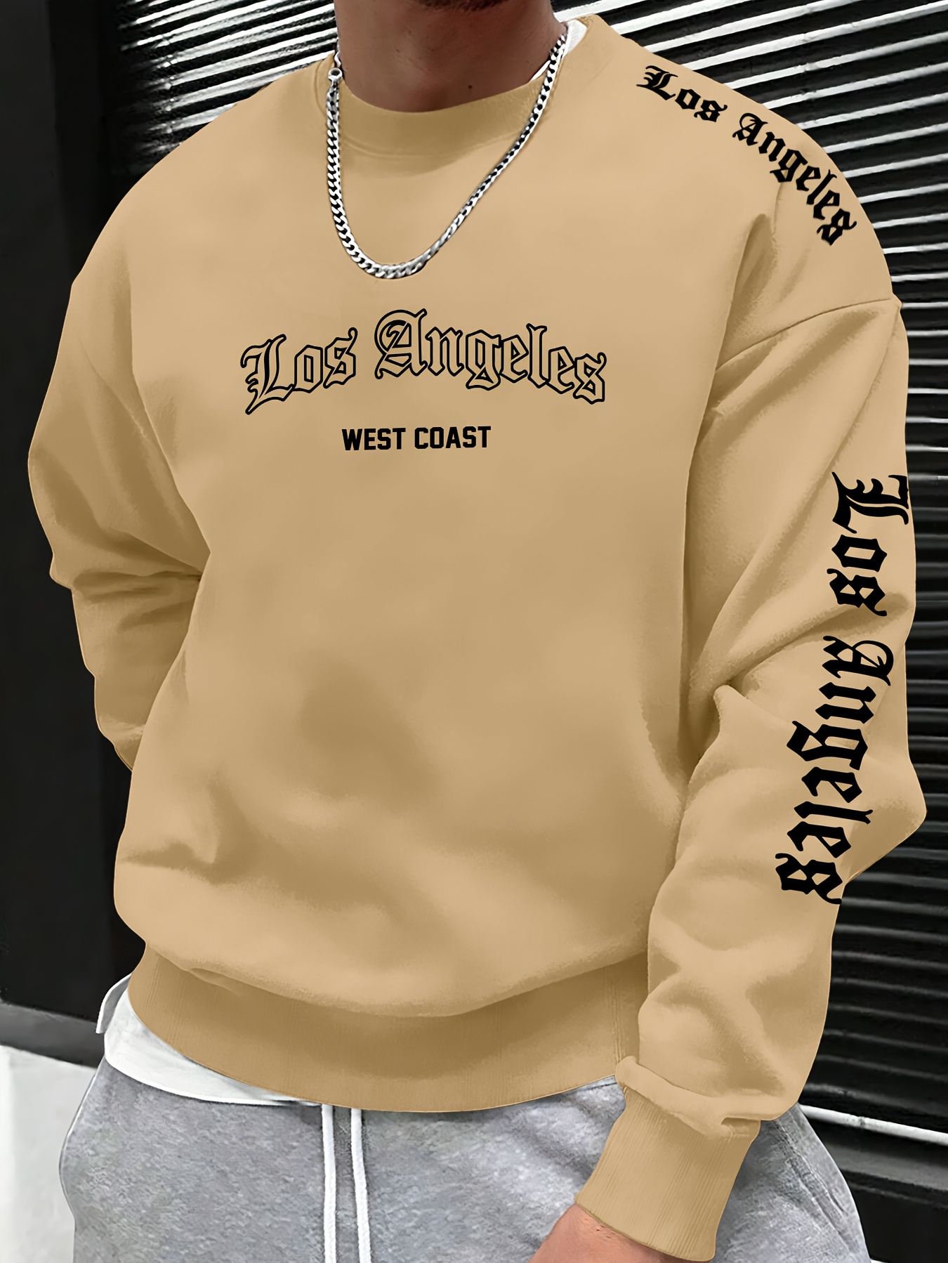Sweatshirt Pria Leher Bulat de - Mens Fashion Casual ulasan dan harga