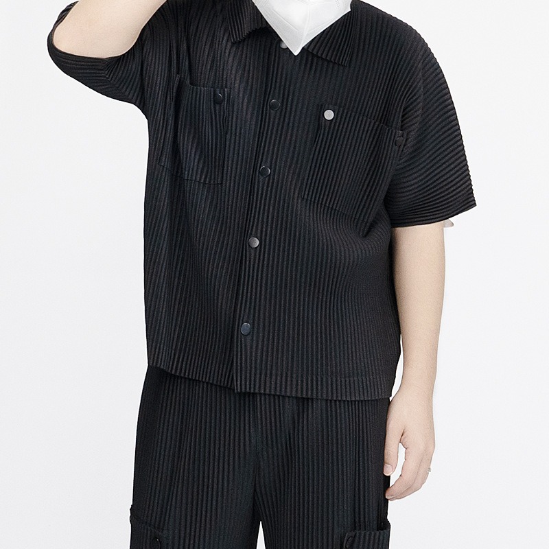 Set Kemeja Lipit Miyake Plisse - Jacket Mens Fashion ulasan dan harga