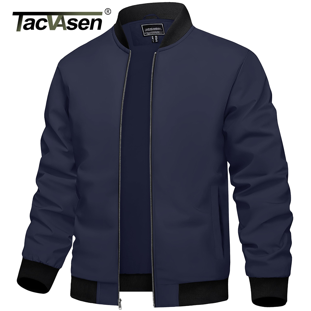 TACVASEN jaket Varsity pria, j - Varsity Jacket Letterman ulasan dan harga