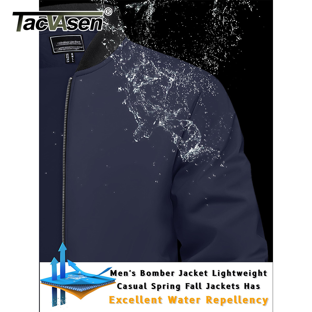 TACVASEN jaket Varsity pria, j - Varsity Jacket Letterman ulasan dan harga