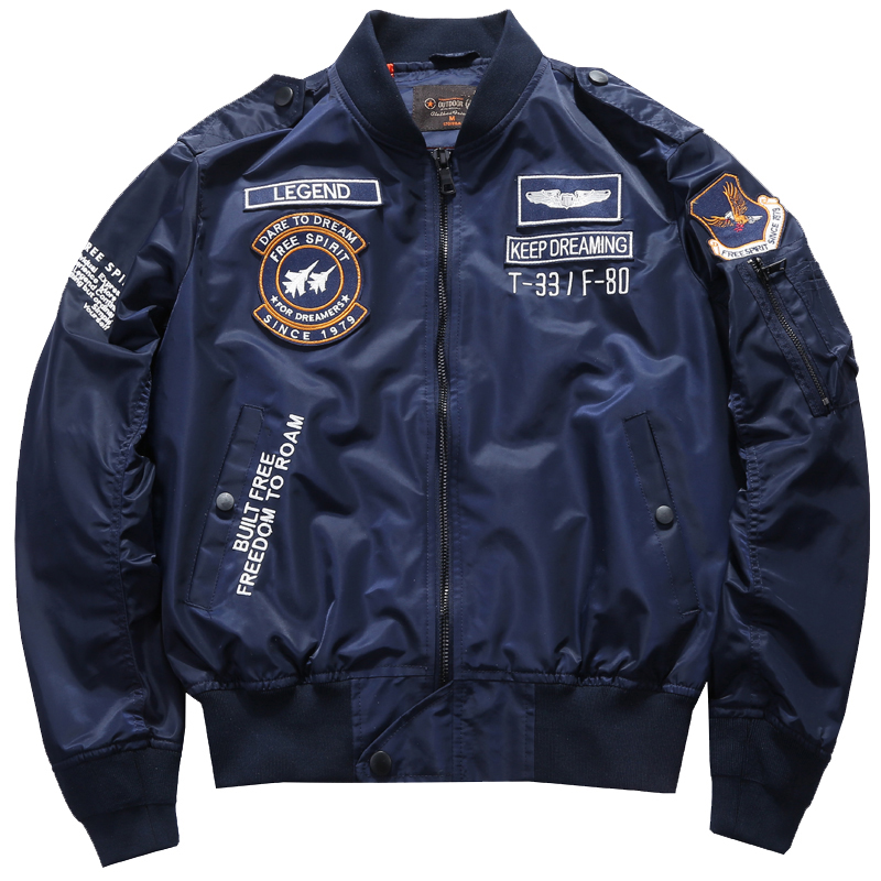 Jaket Bomber penerbangan takti - Varsity Jacket Letterman ulasan dan harga