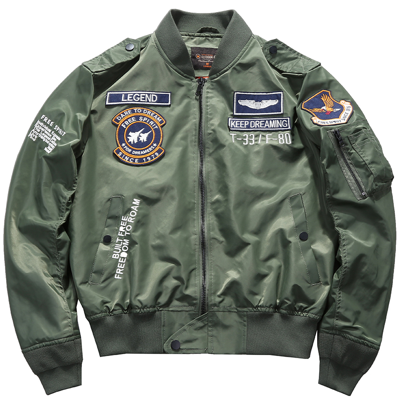 Jaket Bomber penerbangan takti - Varsity Jacket Letterman ulasan dan harga