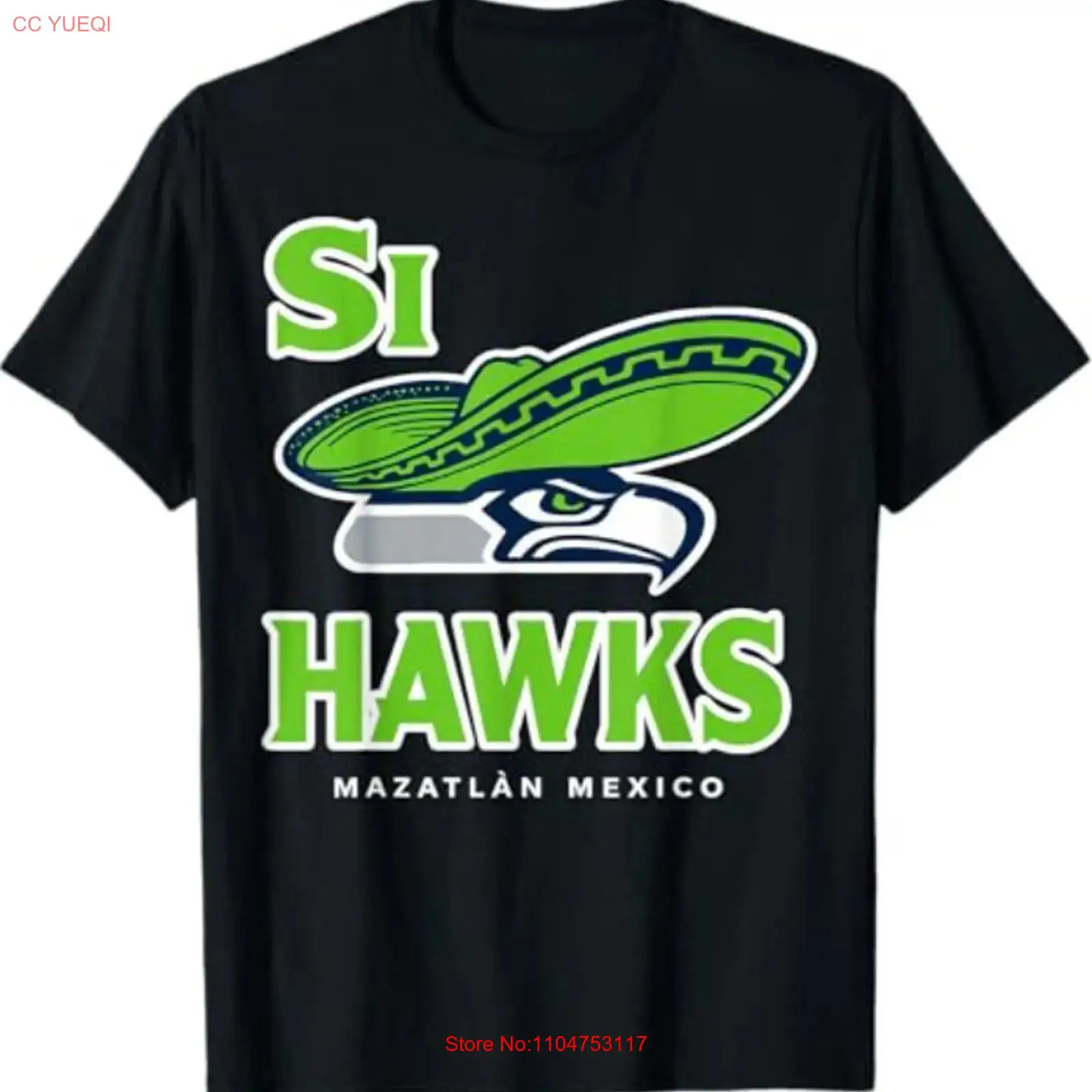 Si Hawks Seattle Funny Parody  - Mens Fashion Mexico ulasan dan harga