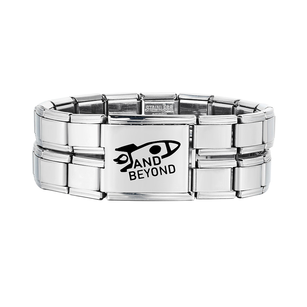 URING Tautan Jimat Italia Ukir - Men'S Fashion Jewelry Bracelets ulasan dan harga