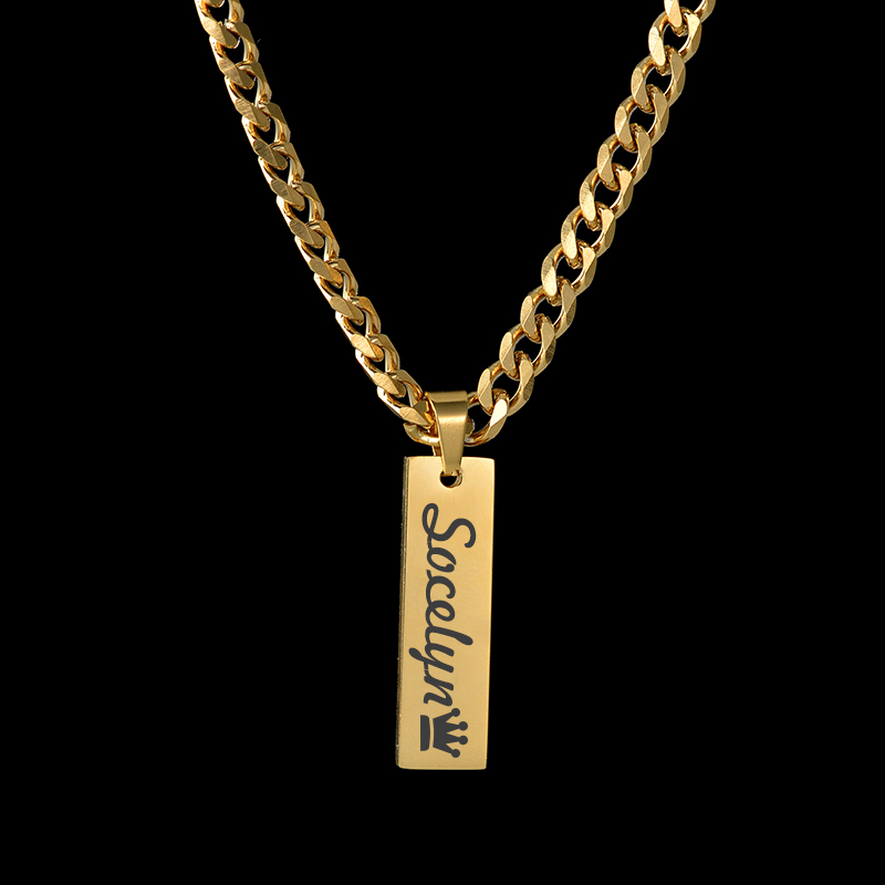 Kalung Nama Custom Goxijite de - Men'S Fashion Jewelry Bracelets ulasan dan harga