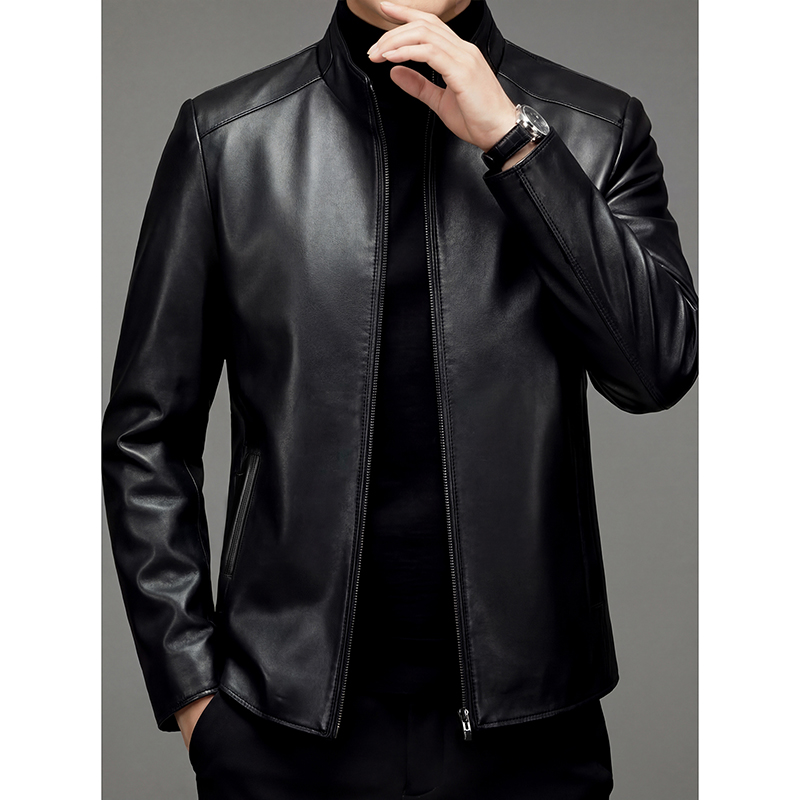 Jaket kulit pria 100% kulit do - Men'S Fashion Leather Jacket ulasan dan harga