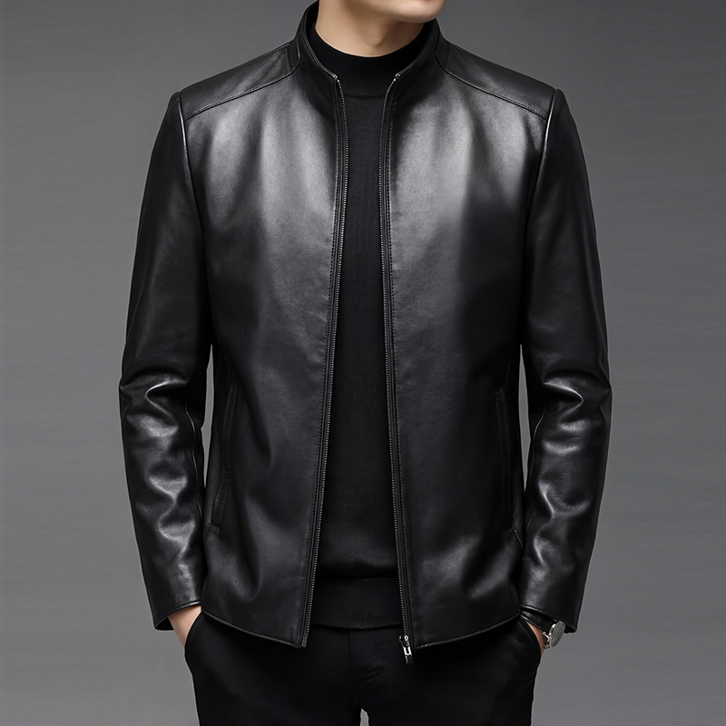 Jaket kulit pria 100% kulit do - Men'S Fashion Leather Jacket ulasan dan harga