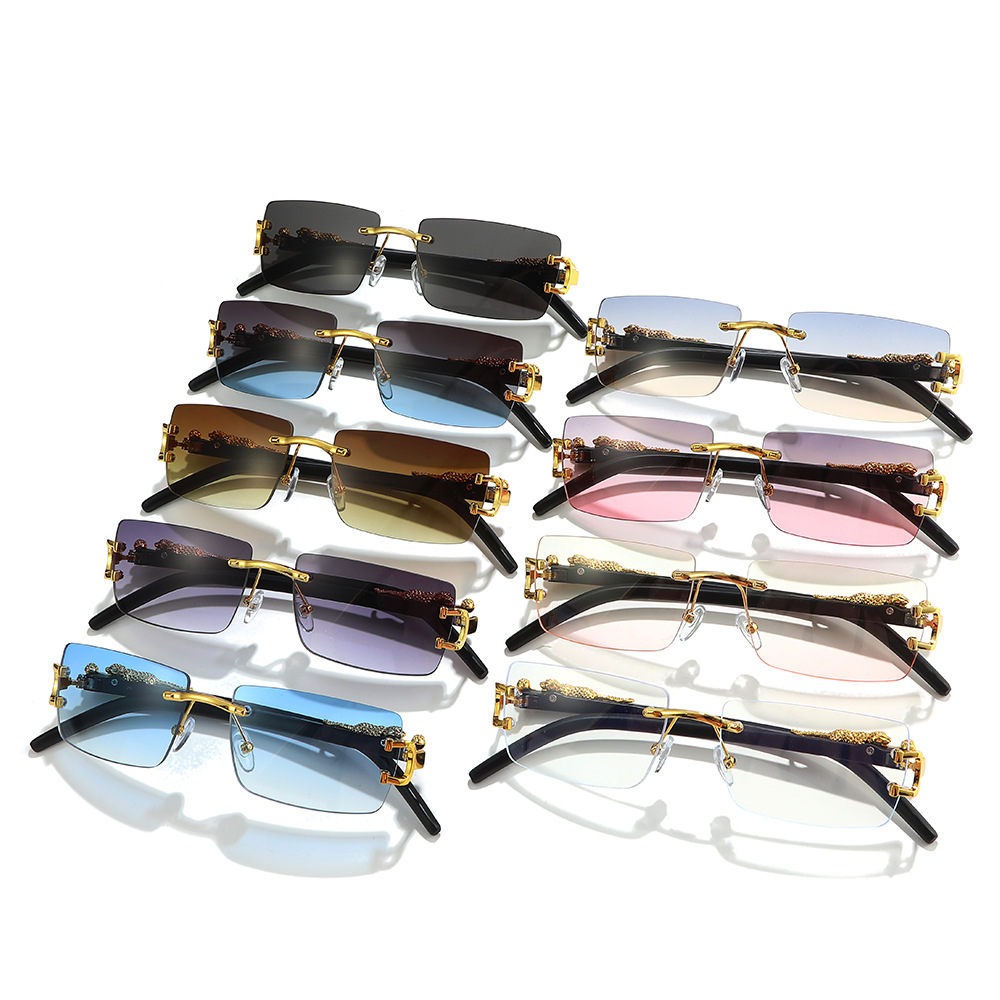 1 Buah Kacamata Hitam Tanpa Bi - Men'S Fashion Rimless Glasses ulasan dan harga