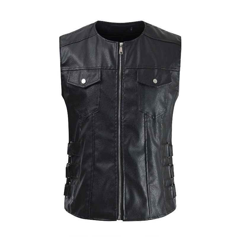 Jaket Kasual Pria Gaya Korea M - Men'S Fashion Leather Jacket ulasan dan harga